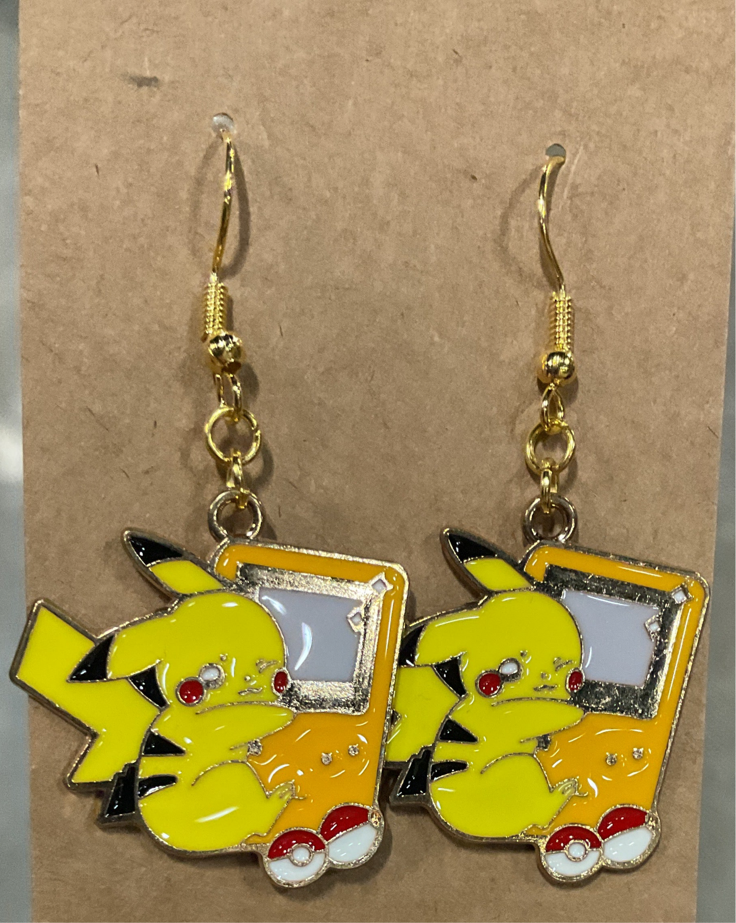 Pikachu w/Gameboy Earrings