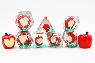 Apple Acrylic Dice