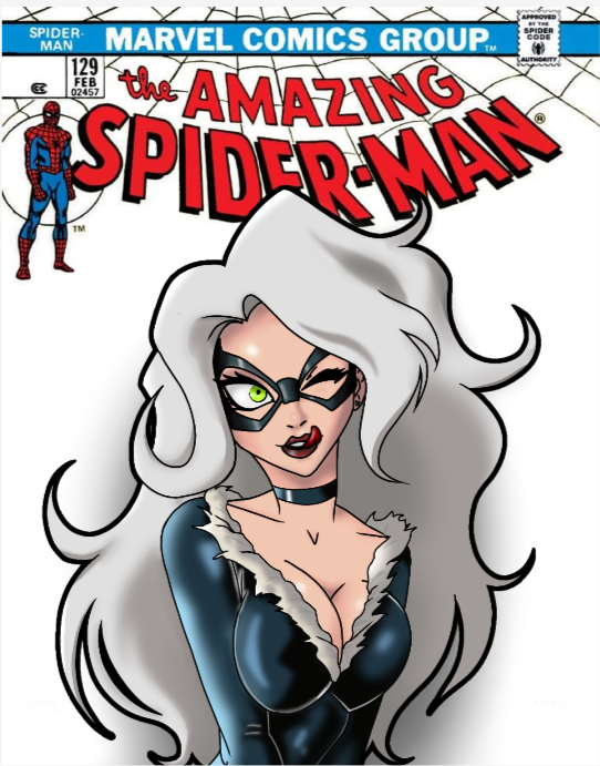 Black Cat Canvas