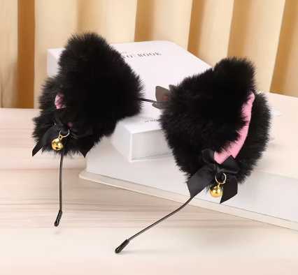 Cat Ears Headband (Black)