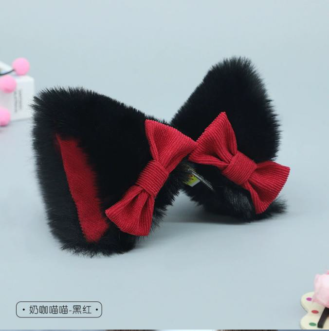Bow Hairclip Cat Ear