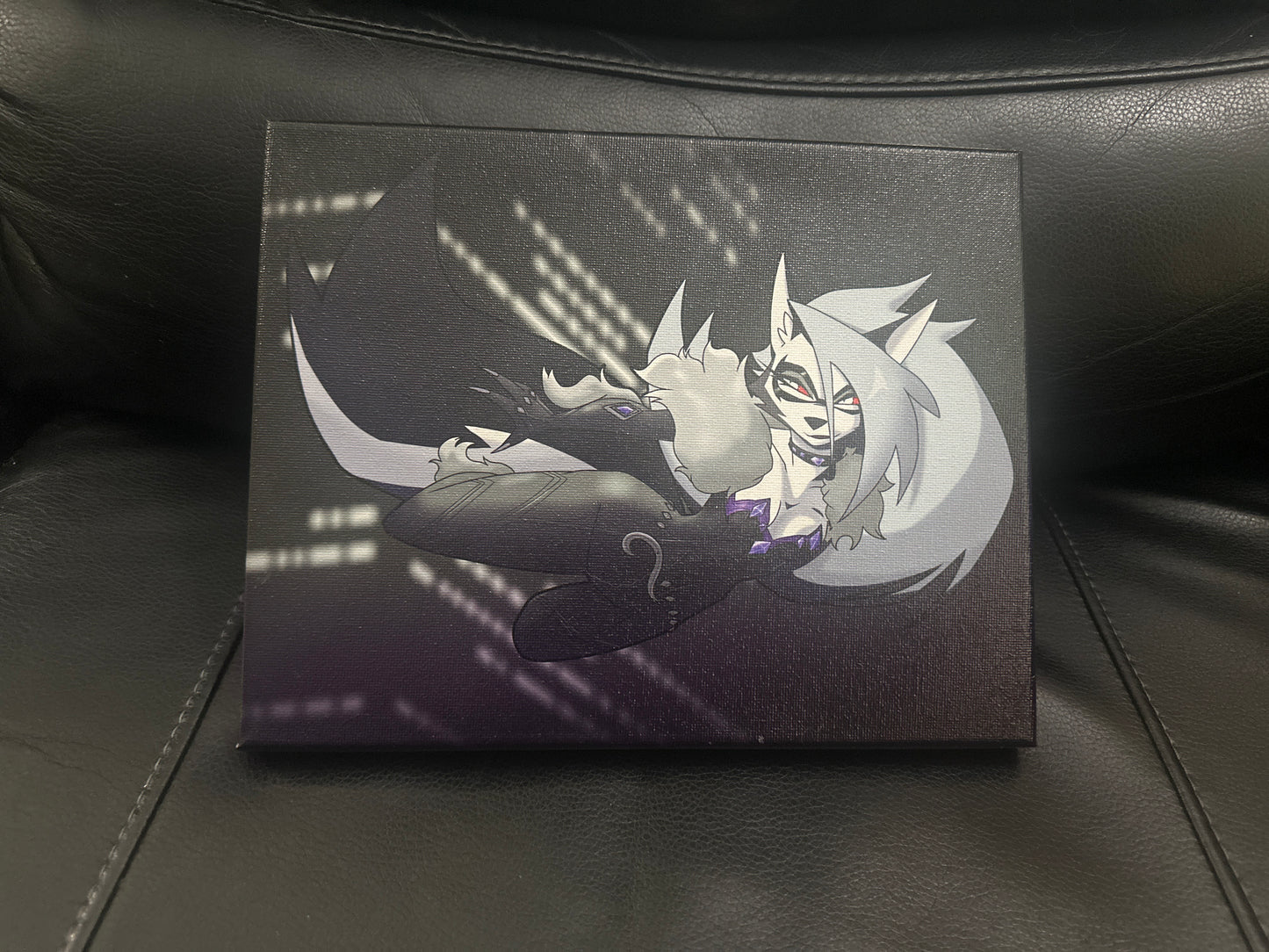 Loona as Black Cat Canvas art