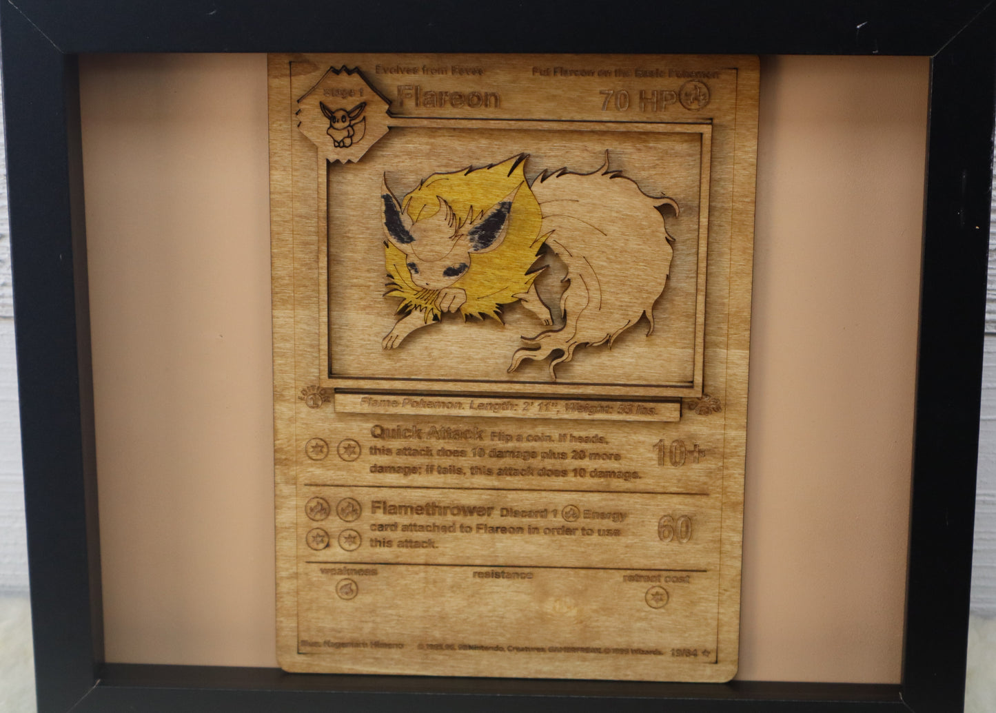 Flareon Card Wall art