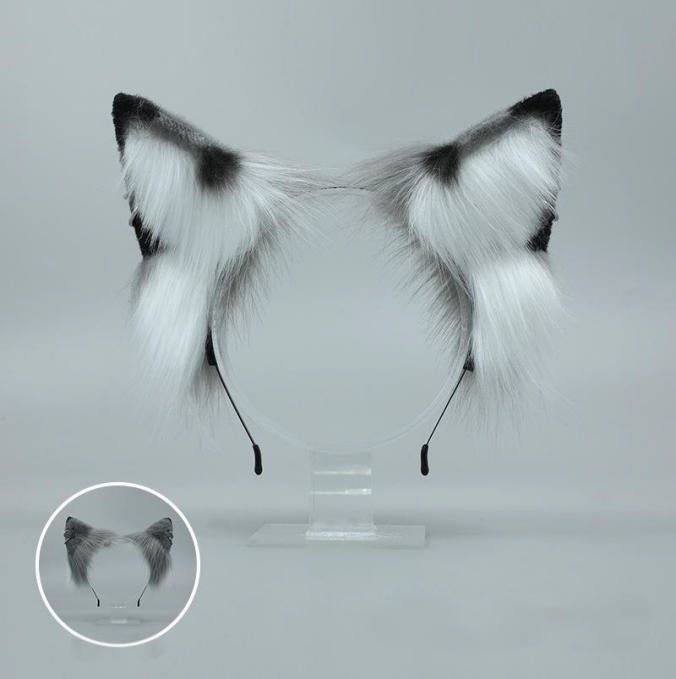 Fox Ear Headband with rings