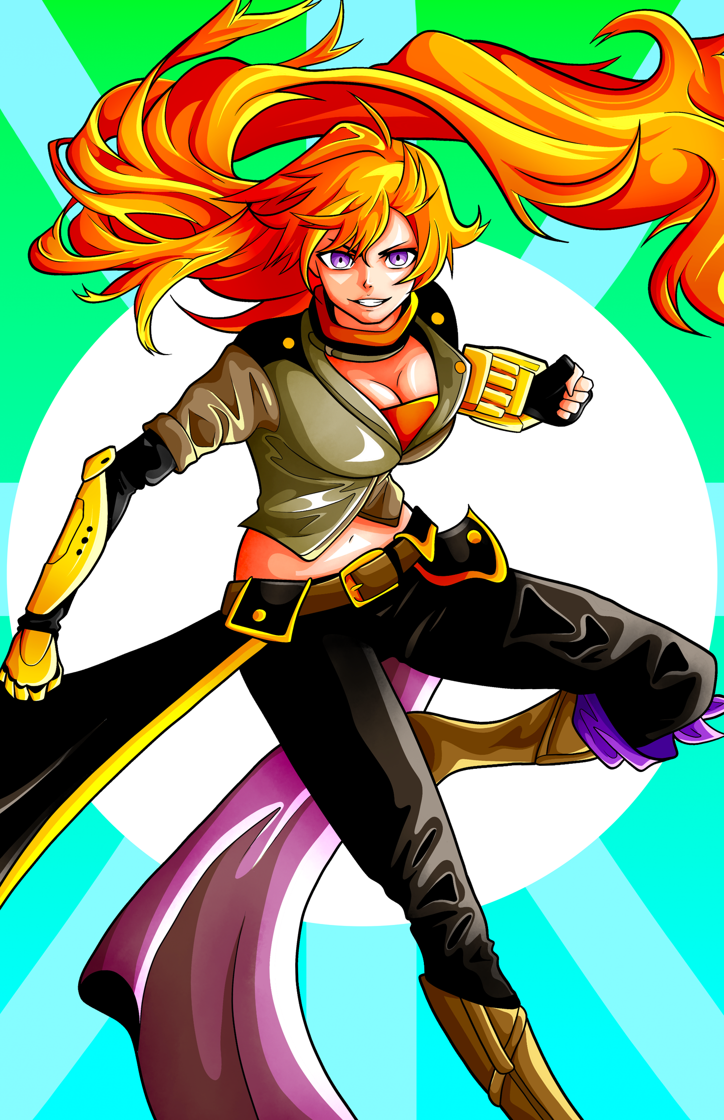RWBY: Yang Xiao Long Art Print