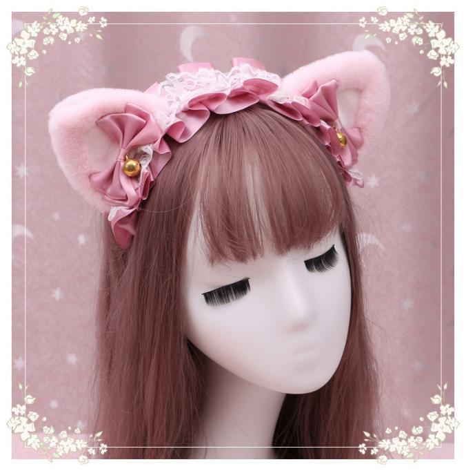 Lolita Lace Cat Ear Headpiece