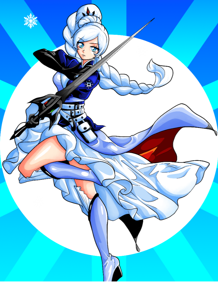 RWBY Weiss Schnee Canvas