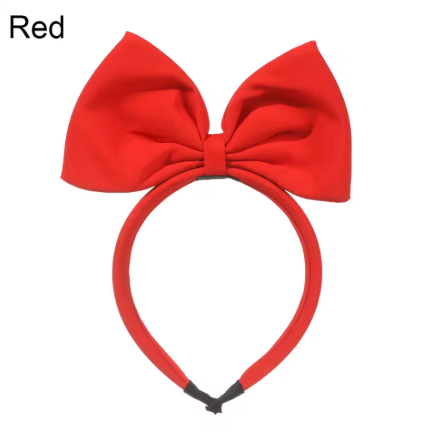 Red Big Bow Headband