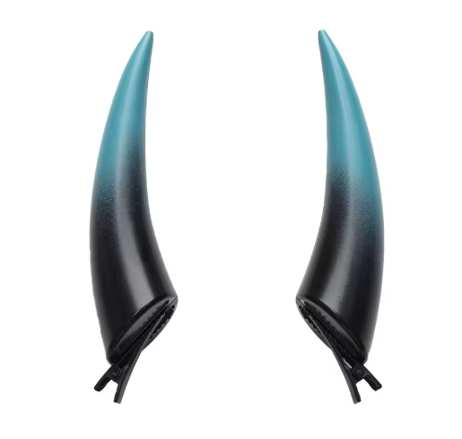 Dark Gothic Devil Horns (Green)