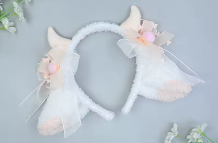 Sheep Ear Headband (Peach)