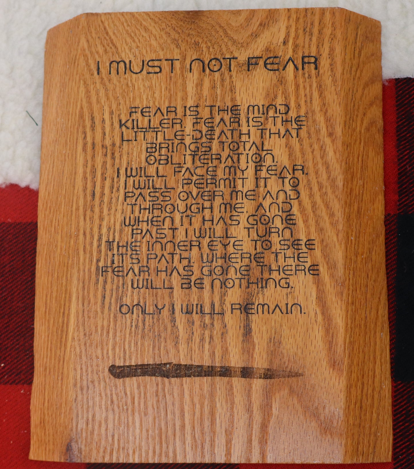 Dune "Litany Against Fear"