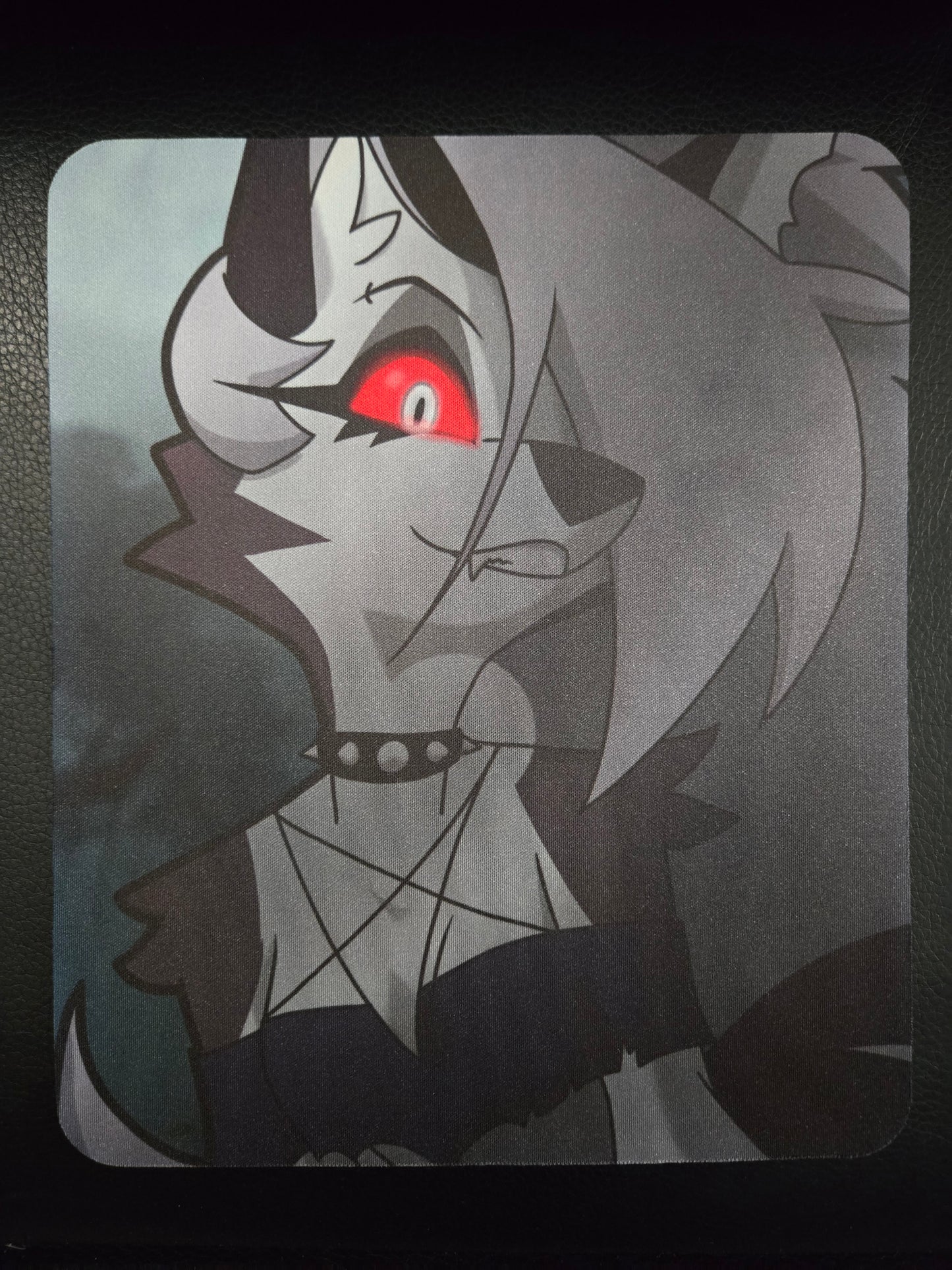 Loona Smokey Hellhound Rectangle Mouse Pad
