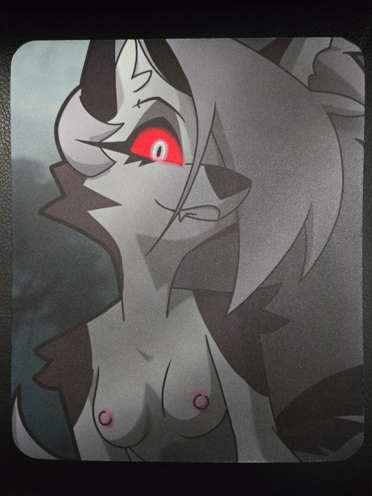 Loona Smokey Hellhound NSFW Rectangle Mouse Pad