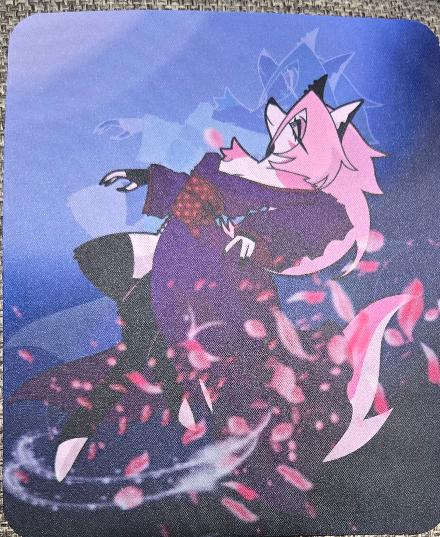 Loona in Kimono Rectangle Mouse Pad