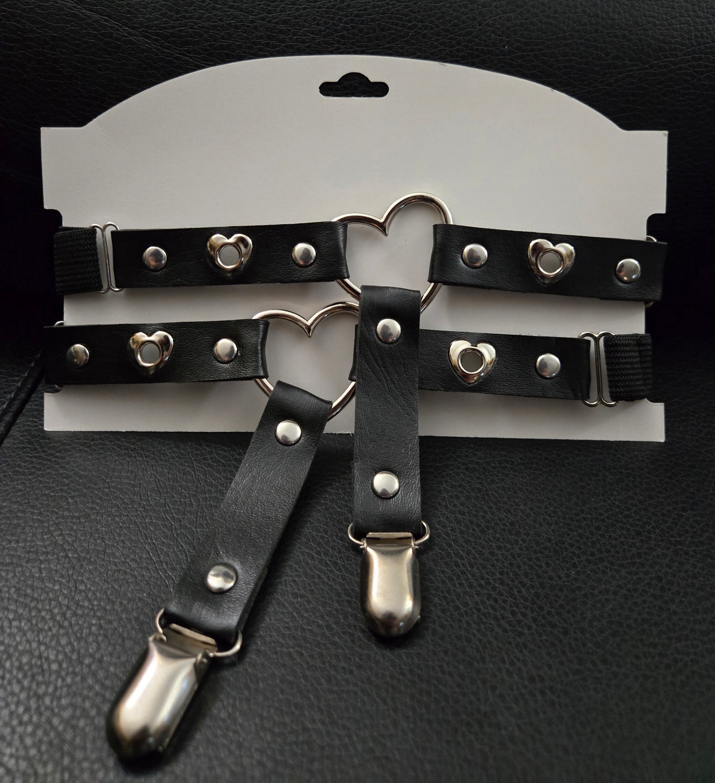 Heart Stud Garters