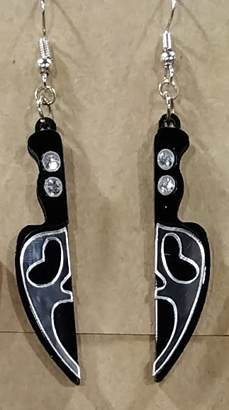 Ghostface Halves Earrings