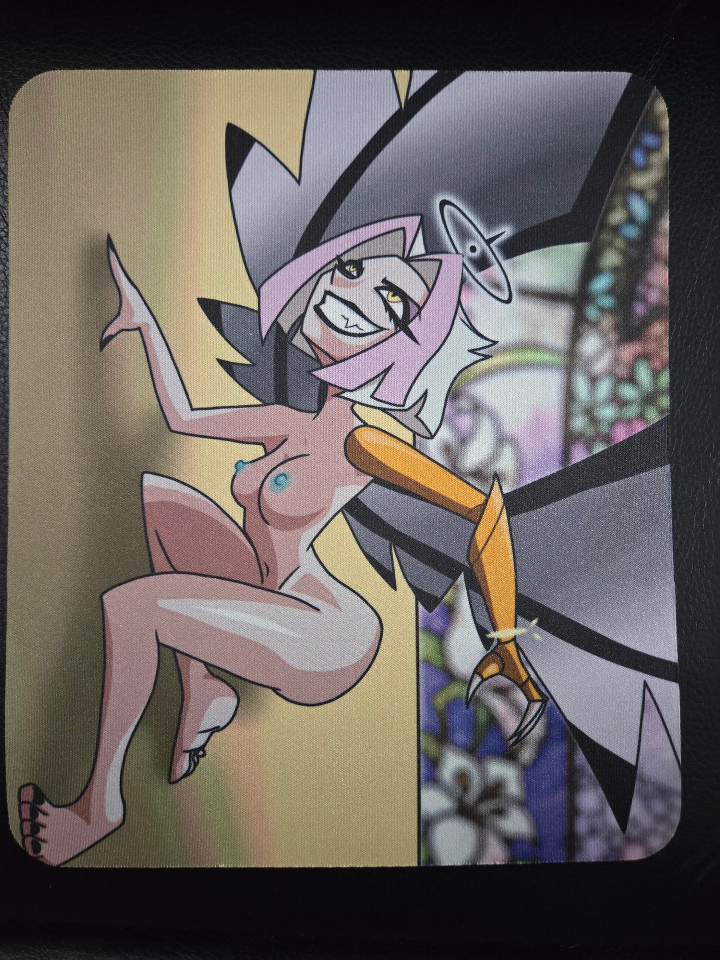 Lute On Wall Rectangle Mouse Pad NSFW