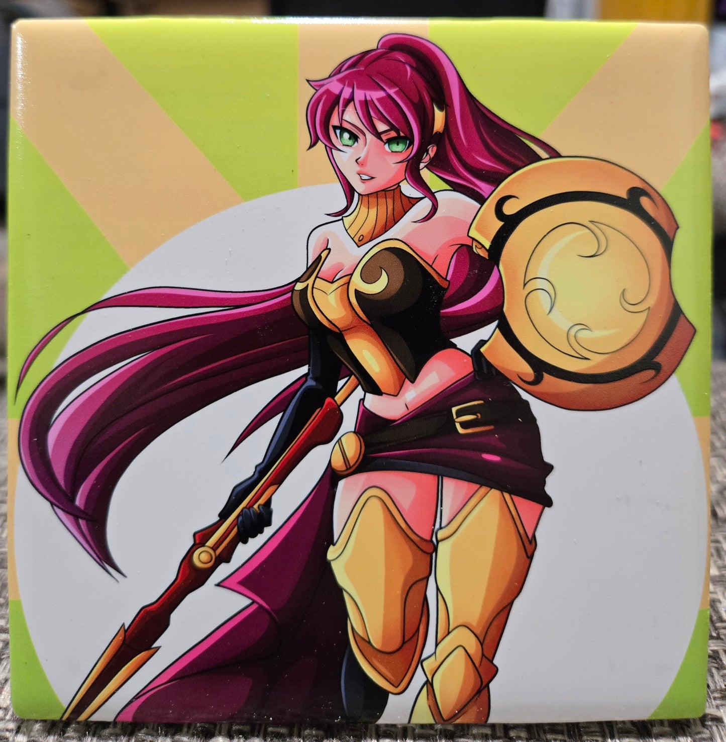 RWBY Pyrrha Ceramic Coaster