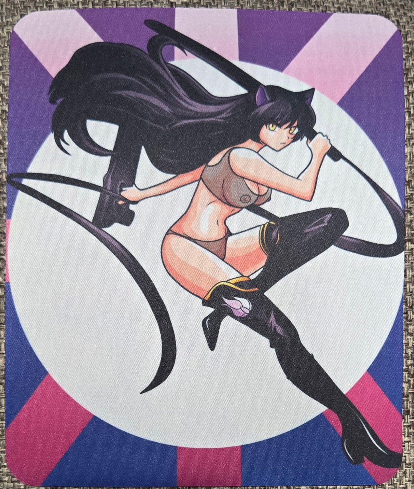 RWBY Blake Rectangle Mouse Pad NSFW