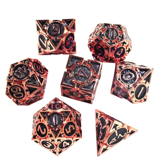 Rose Gold with Black Inlay Dice