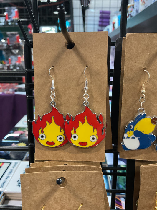 Calcifer Earrings