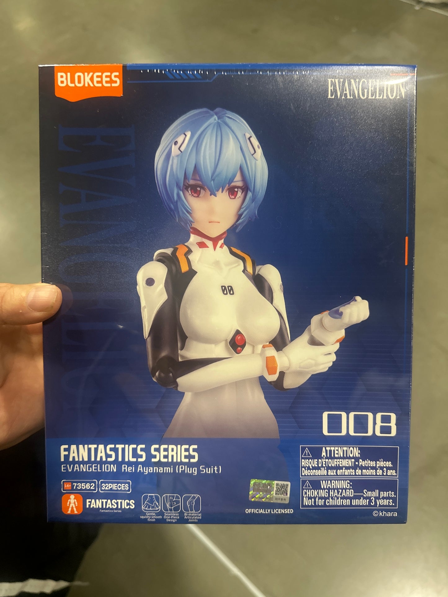 Neon Genesis Evangelion Fantastics Series Rei Plug Suit Model Kit
