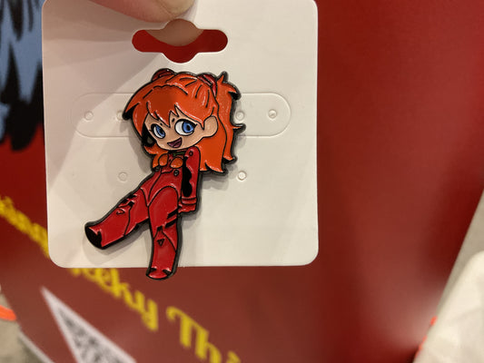 A2 NGE Asuka Chibi Pin