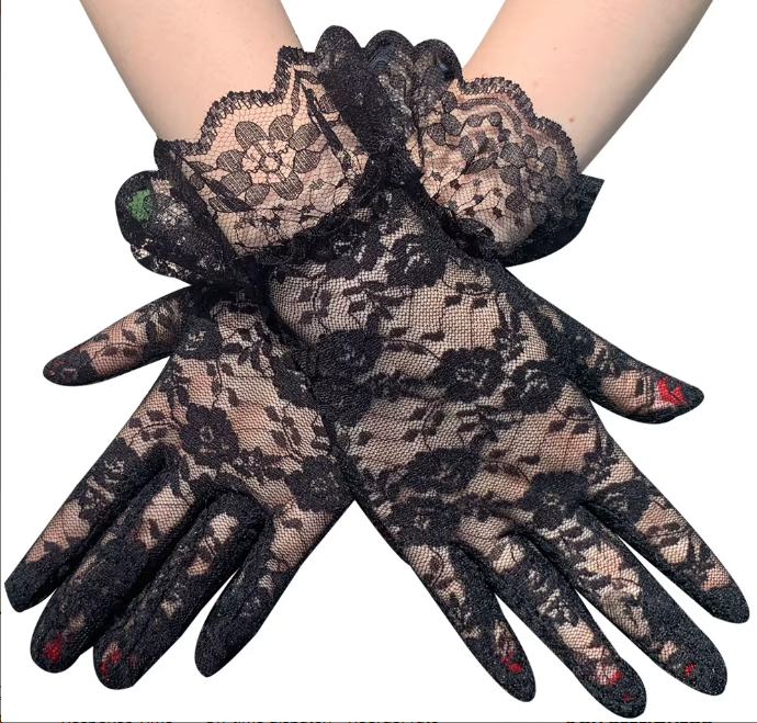 Lace Gloves with Cuff