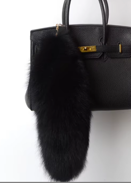Fox Tails with Keychain Clip