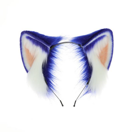 Blue Sonic Hedgehog Ear Headband