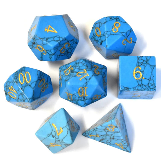 Blue Turquoise Dice