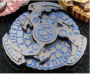 Mechanical Style Turntable Metal Dice (60mm)