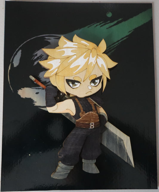FF7 Cloud Wall art