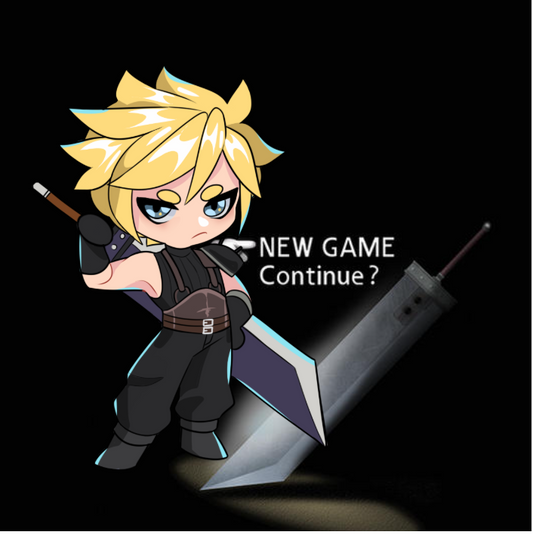 FF7 Cloud Ceramic Coaster