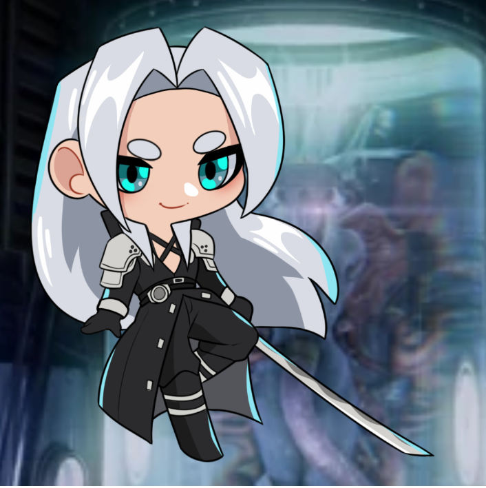 FF7 Sephiroth Ceramic Coaster