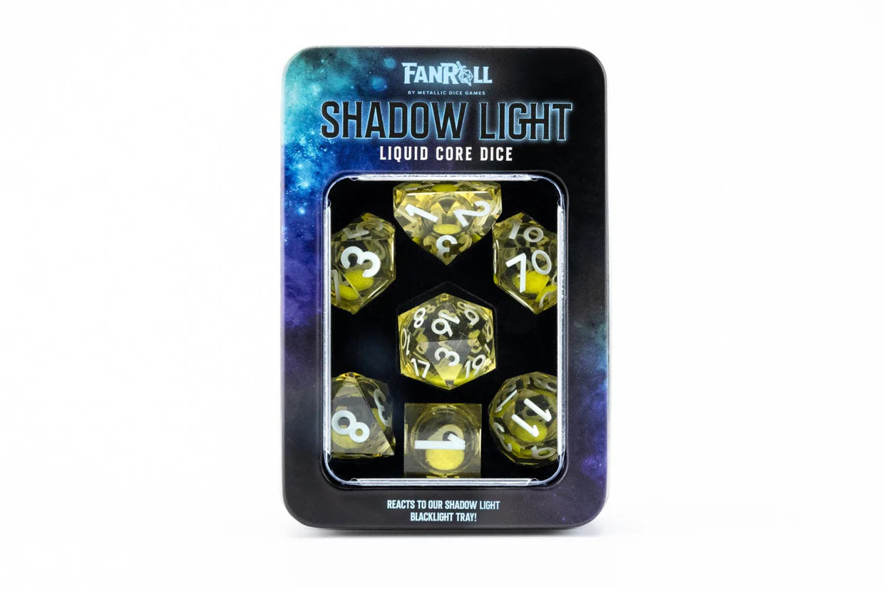Fanroll Shadow Light Liquid Core Dice