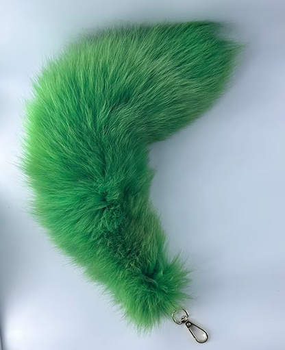Fox Tails with Keychain Clip