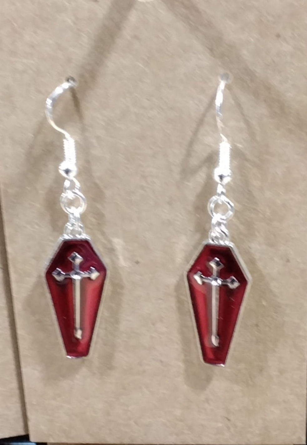 Coffin Earrings