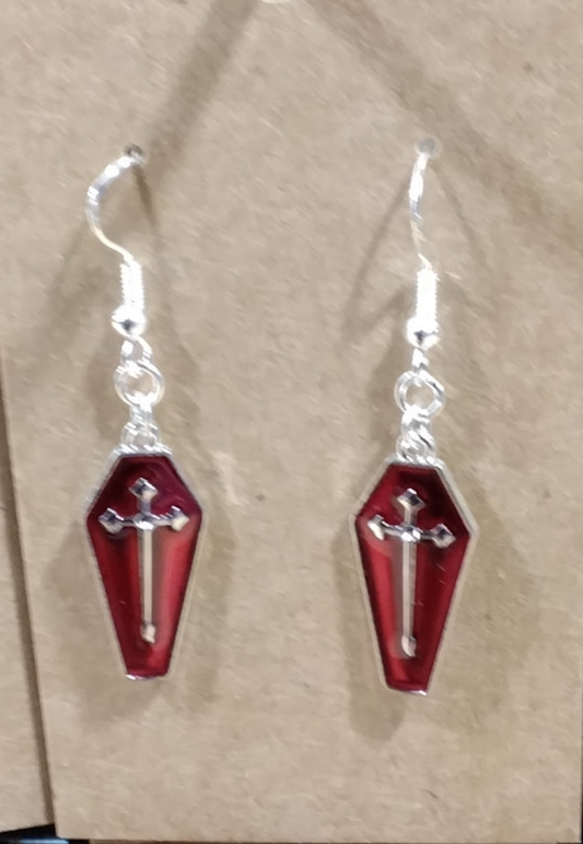 Coffin Earrings