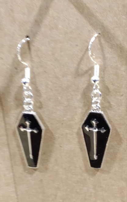Coffin Earrings