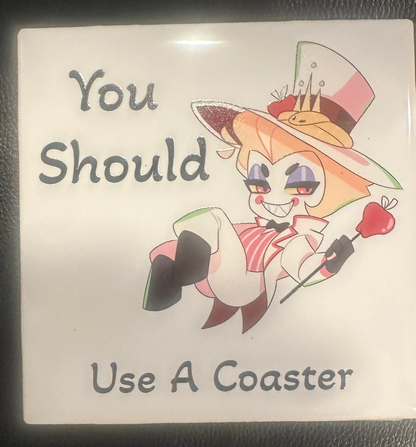 Lucifer Ceramic Coaster