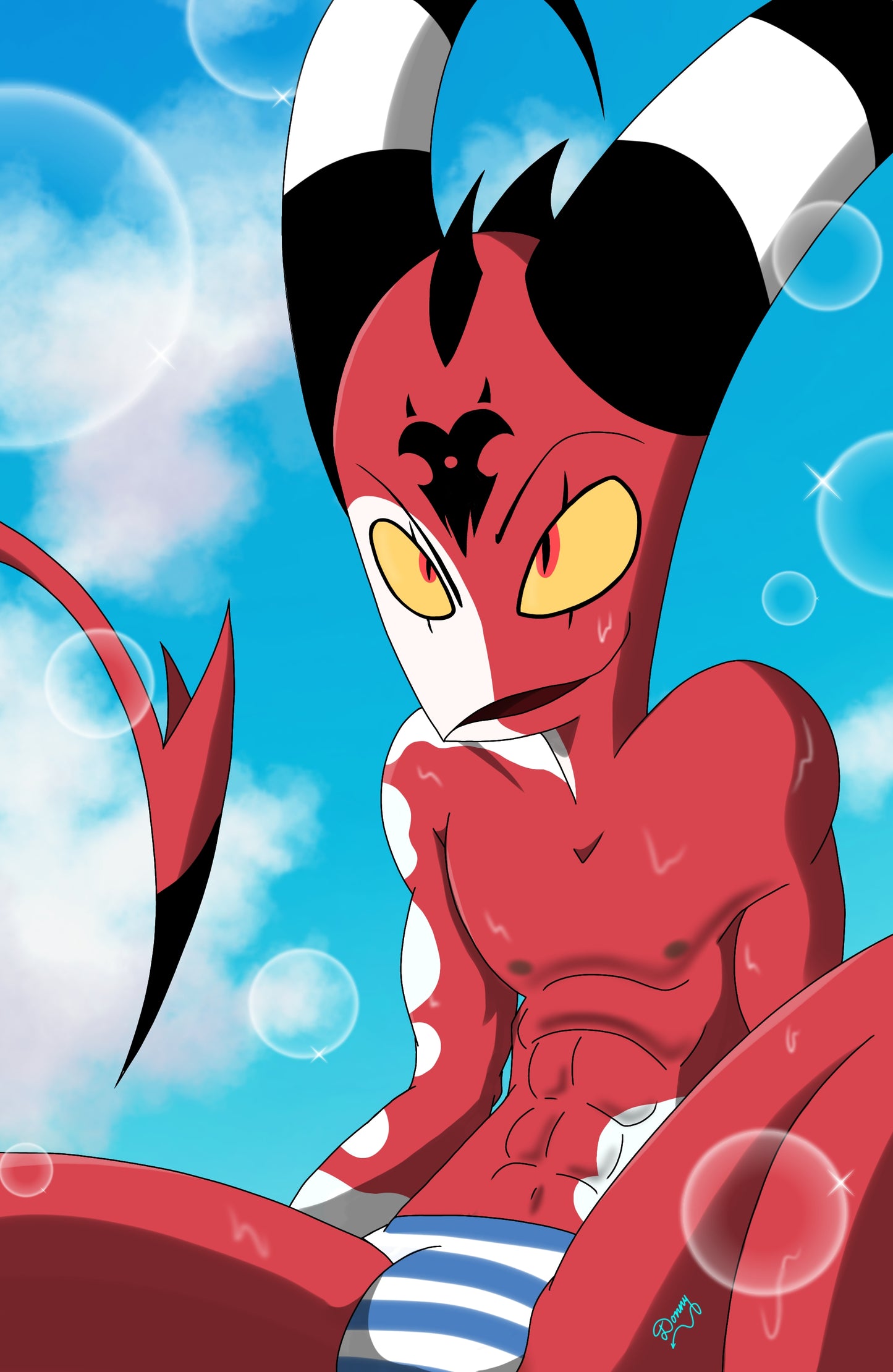 Blitzo Speedo Art Print