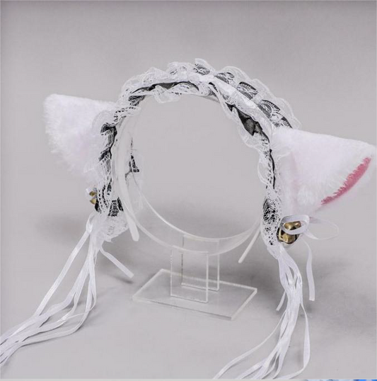 Lace Cat Ears Headband
