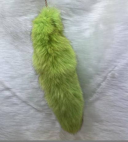 Fox Tails with Keychain Clip