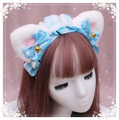 Lolita Lace Cat Ear Headpiece