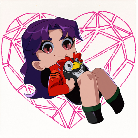 Misato/PenPen Ceramic Coaster