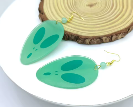 DanDaDan Momo Inspired Earrings