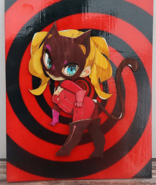 P5 Panther Chibi Wall art