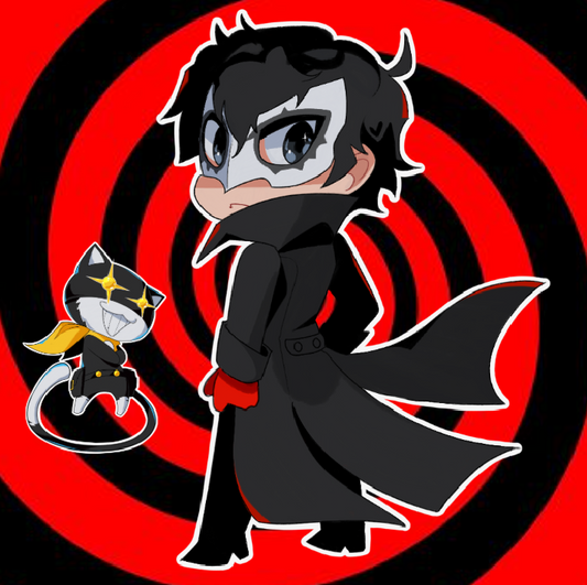 P5 Joker/Morgana Ceramic Coaster