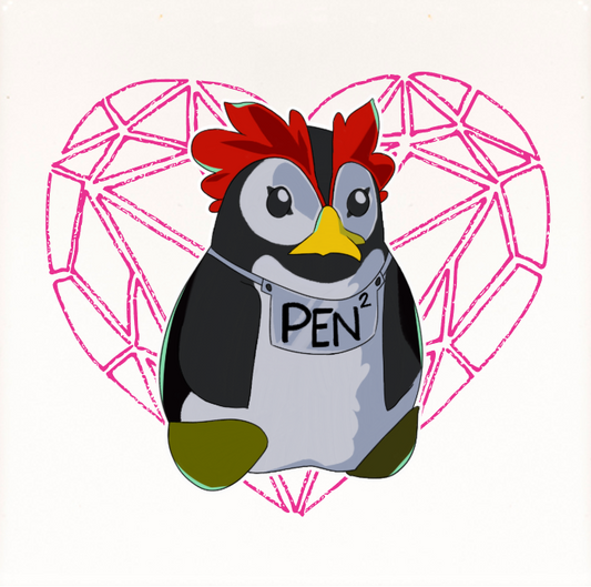 PenPen Ceramic Coaster